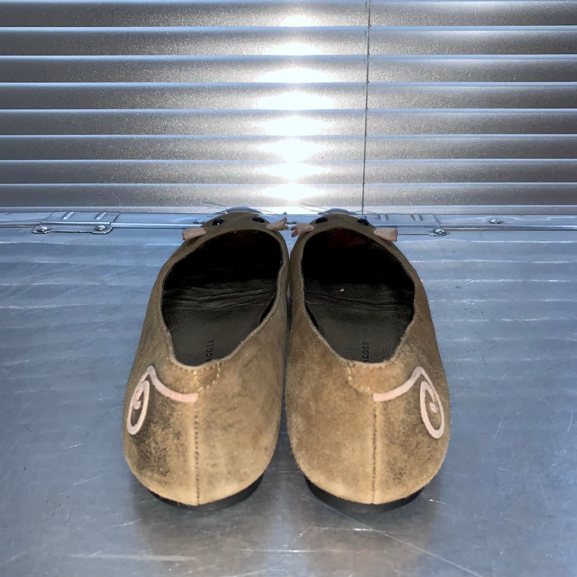 00s 마크 제이콥스 스웨이드 마우스 발레 플랫 상품이미지4