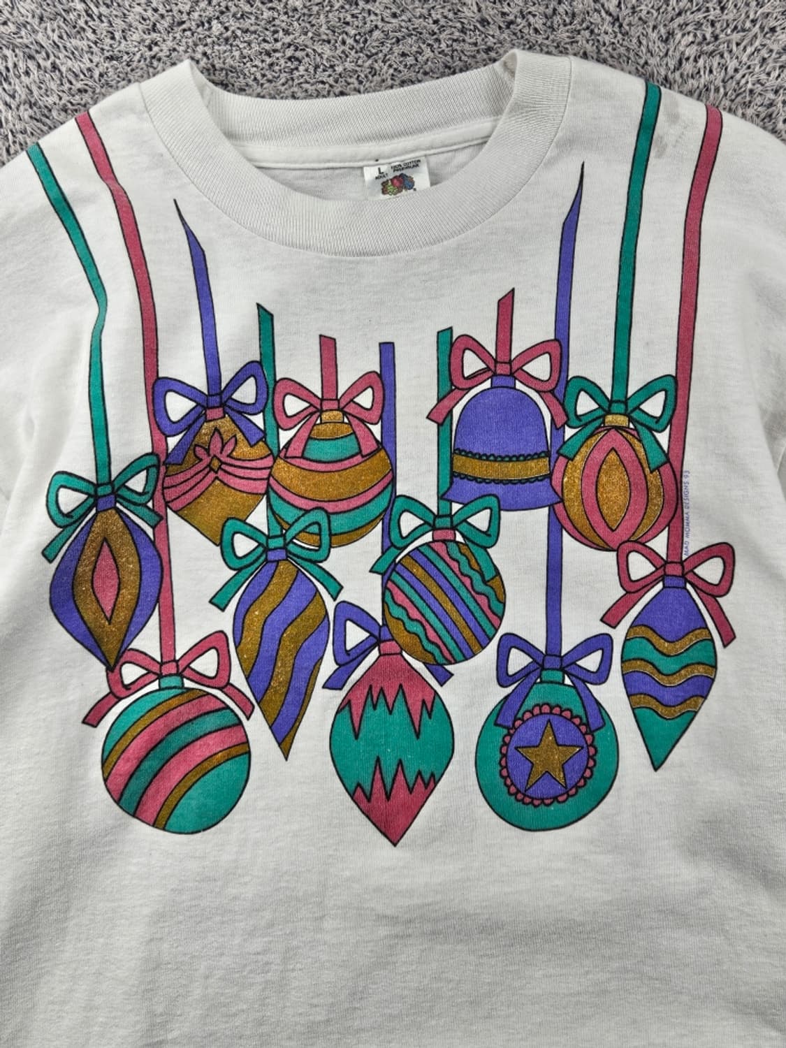 8~90's USA 프룻오브더룸 싱글스티치 롱슬리브 (L) / 11951 상품이미지6