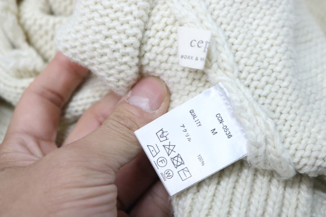 아이보리 데미지 빈티지 니트 가디건 상품이미지10