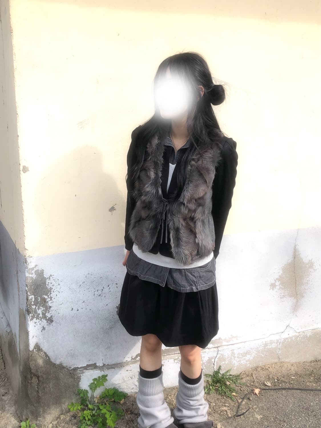 빈티지 검정토깽이 코디세트 상품이미지3