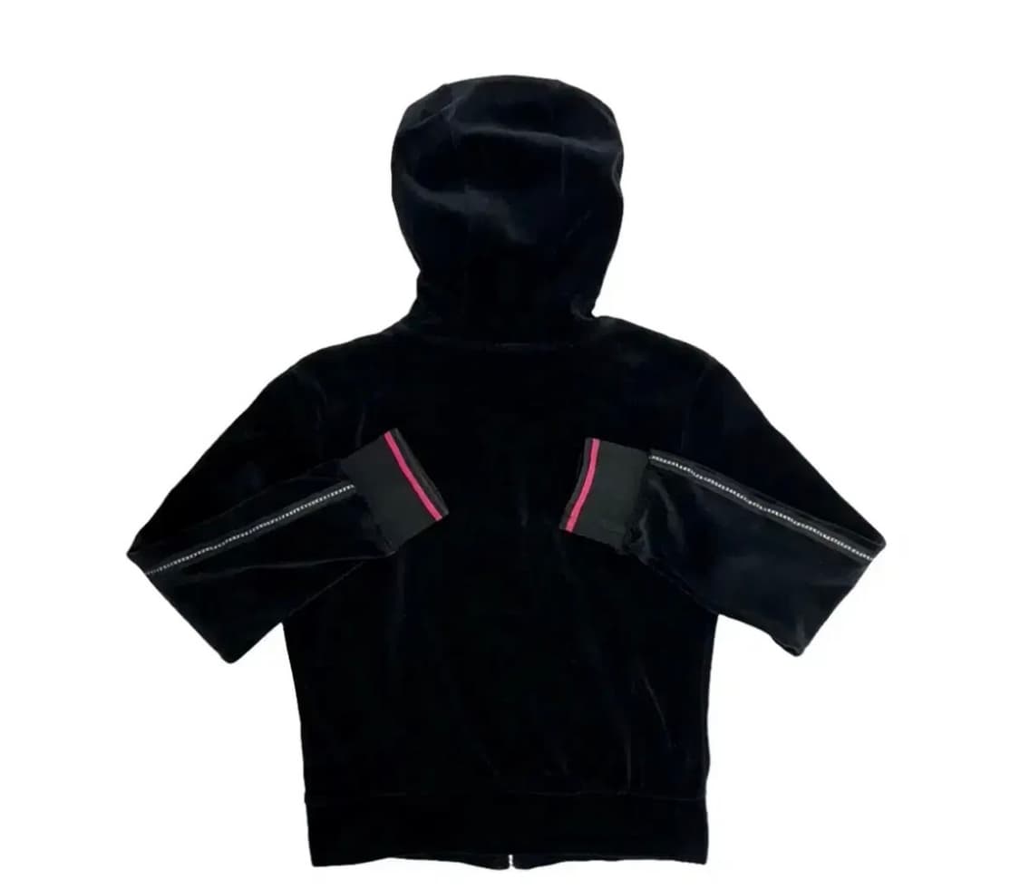 *무료배송* 휠라 이탈리아 벨벳 큐빅 로고 후드집업 상품이미지4