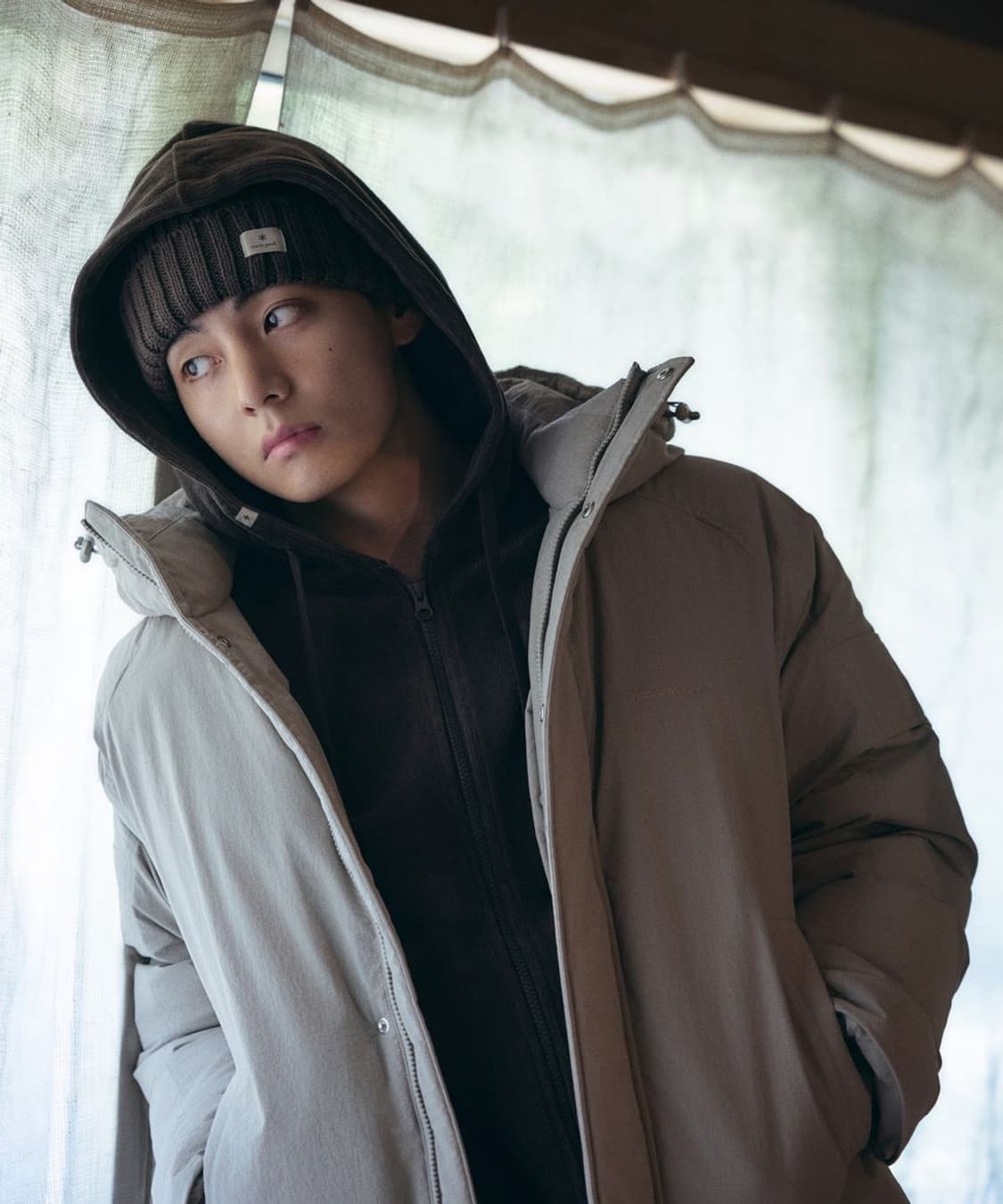 스노우피크 폴디드 비니 브라운 상품이미지1