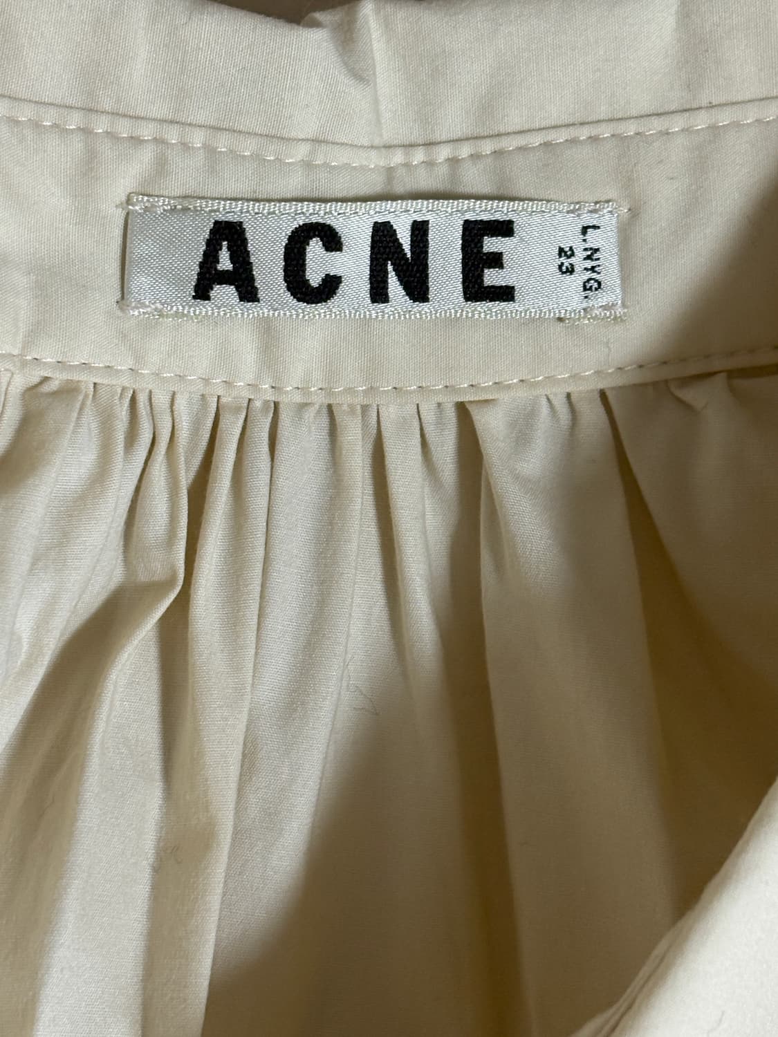 [34] 아크네 스튜디오 Adeline 롱 포플린 셔츠 상품이미지4