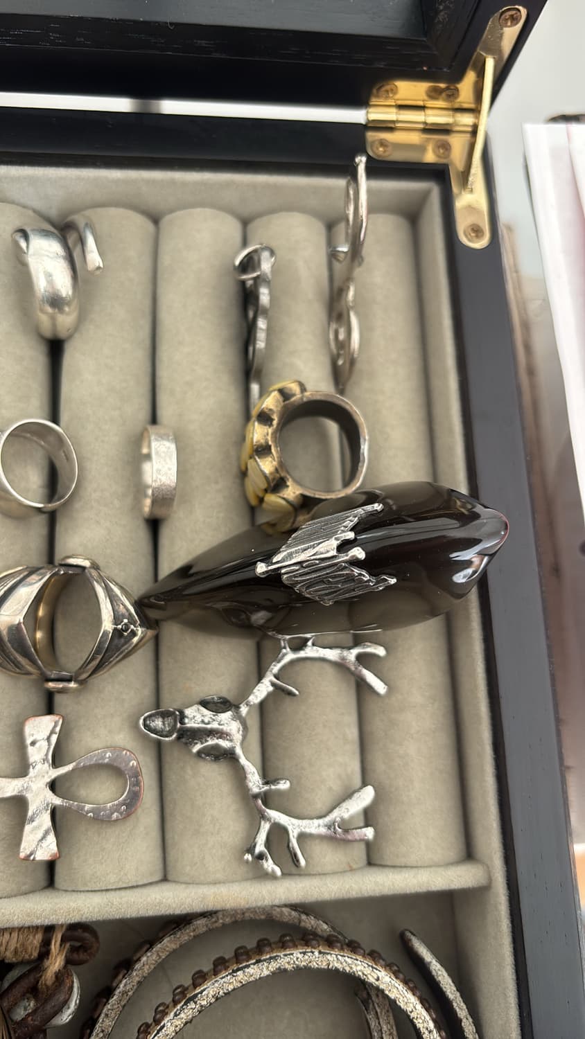 (Rare* ) 90's Black Claw Ring 상품이미지4