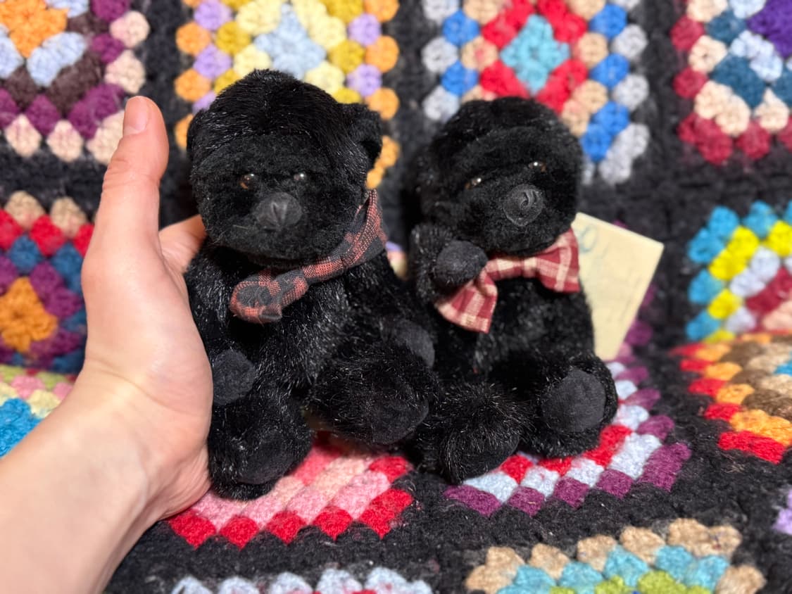 보이즈베어 블랙 고릴라 인형 2개 세트 상품이미지2