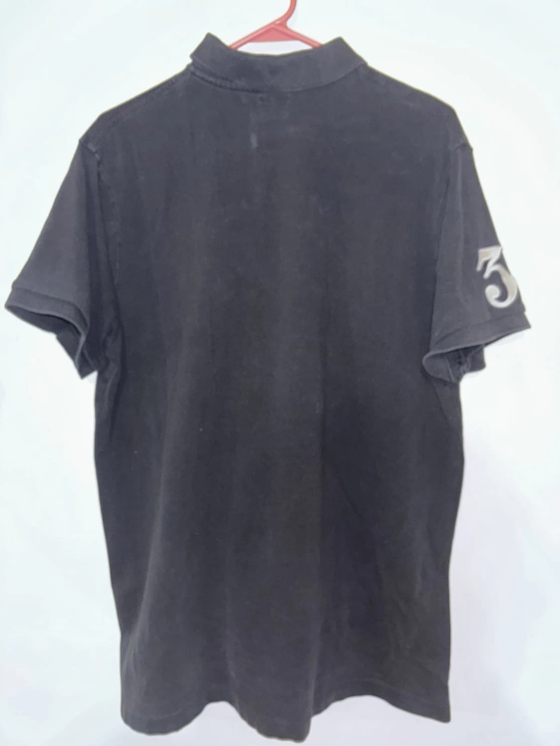 폴로 랄프로렌 빅포니 반팔 카라티 블랙 화이트 상품이미지5