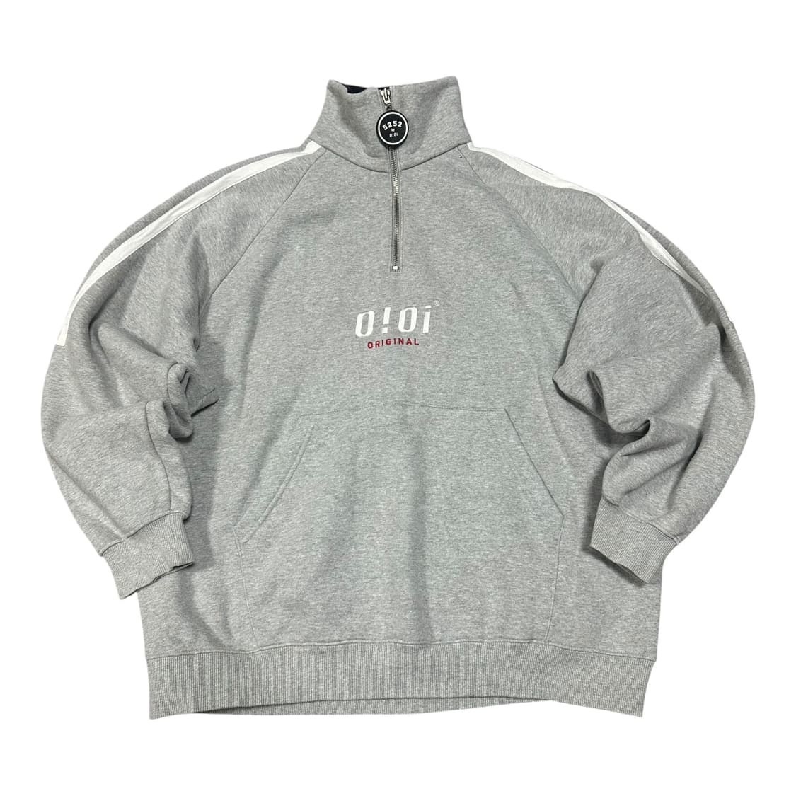 ✨ (바배) OiOi 오아이오아이 기모 반집업 맨투맨 상품이미지1