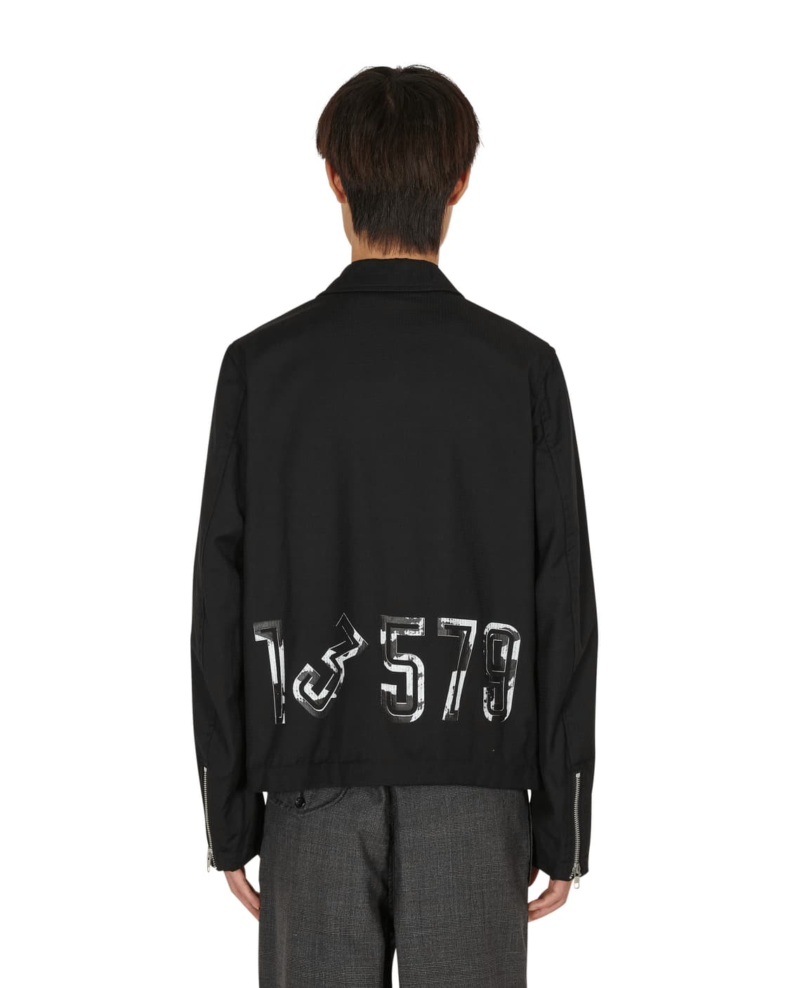 [L] 꼼데가르송 블랙 울 집 자켓 블랙 상품이미지7