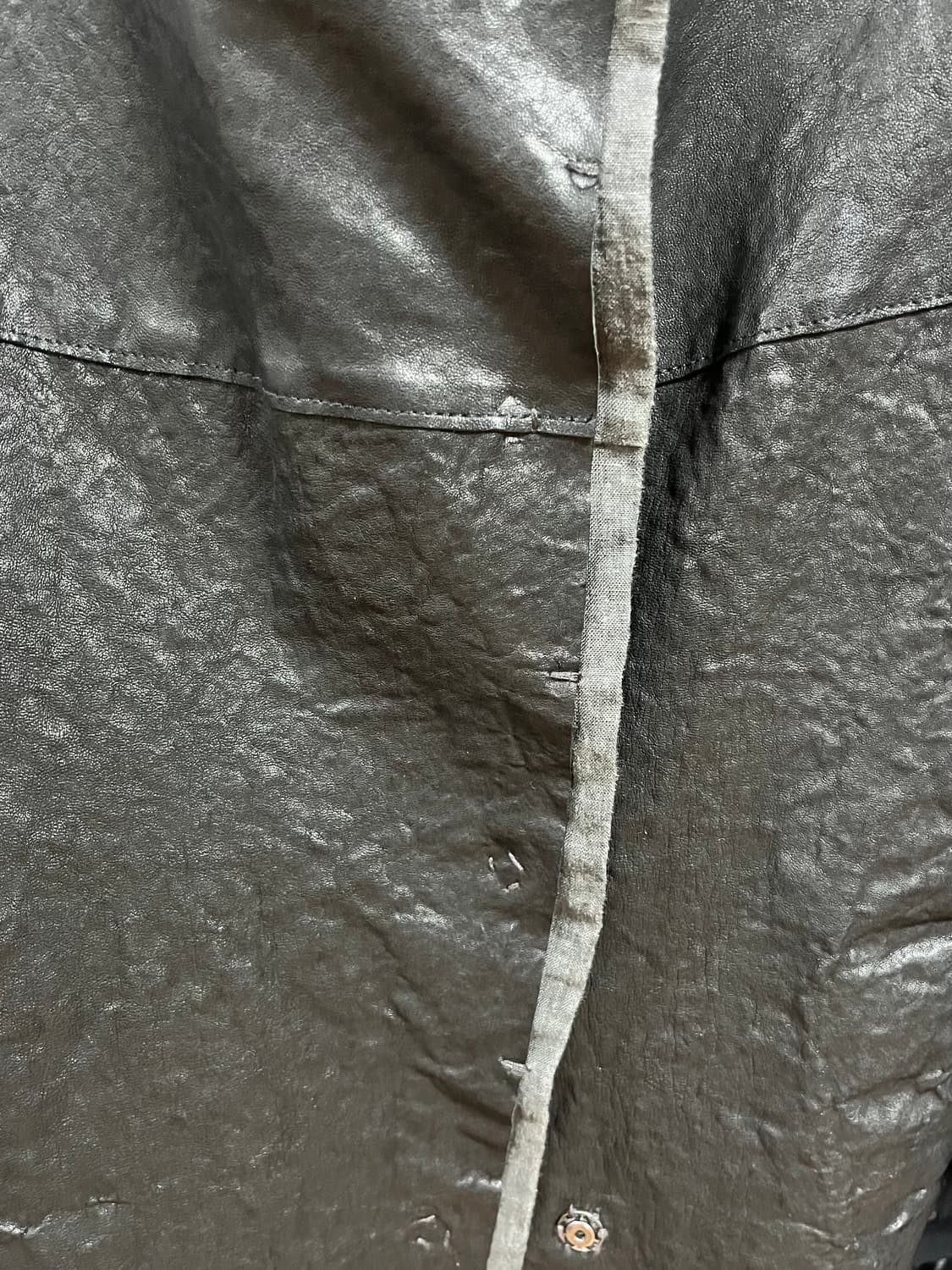 Transit Leather/Linen Jacket 상품이미지4