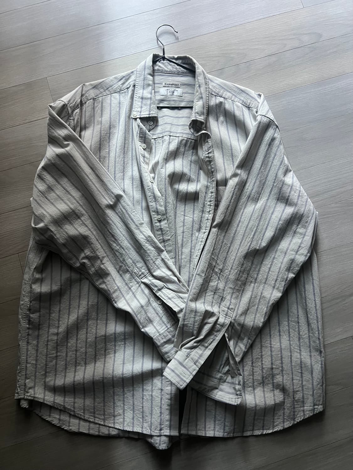 슬릭앤이지 슬릭셔츠 솔트 스트라이프 3사이즈 상품이미지1