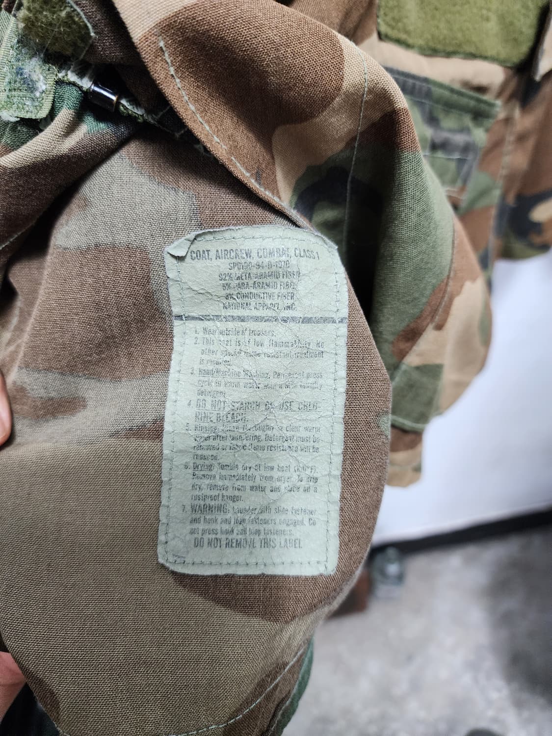 US공군 여름용 BDU 미군 밀리터리 자켓 상품이미지9