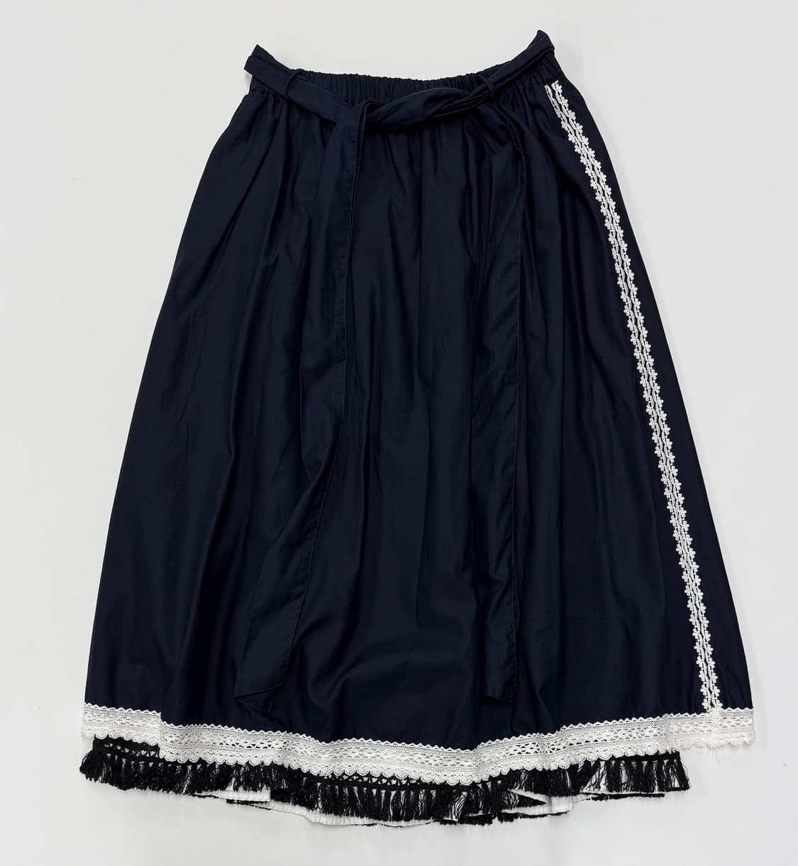 Beams boy x Tori-to fringe skirt 상품이미지2