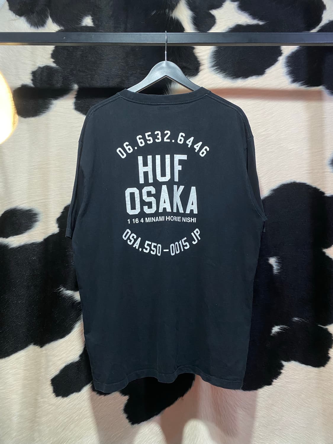 HUF 오사카 백레터링 디테일 반팔 티셔츠 상품이미지6