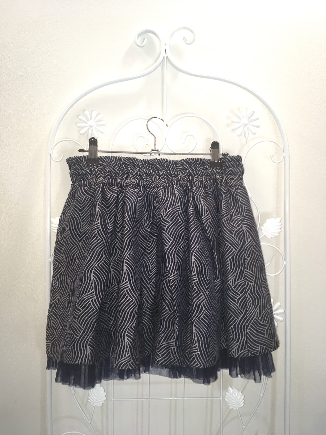 Jpn vintage ribbon unique cancan skirt 상품이미지2