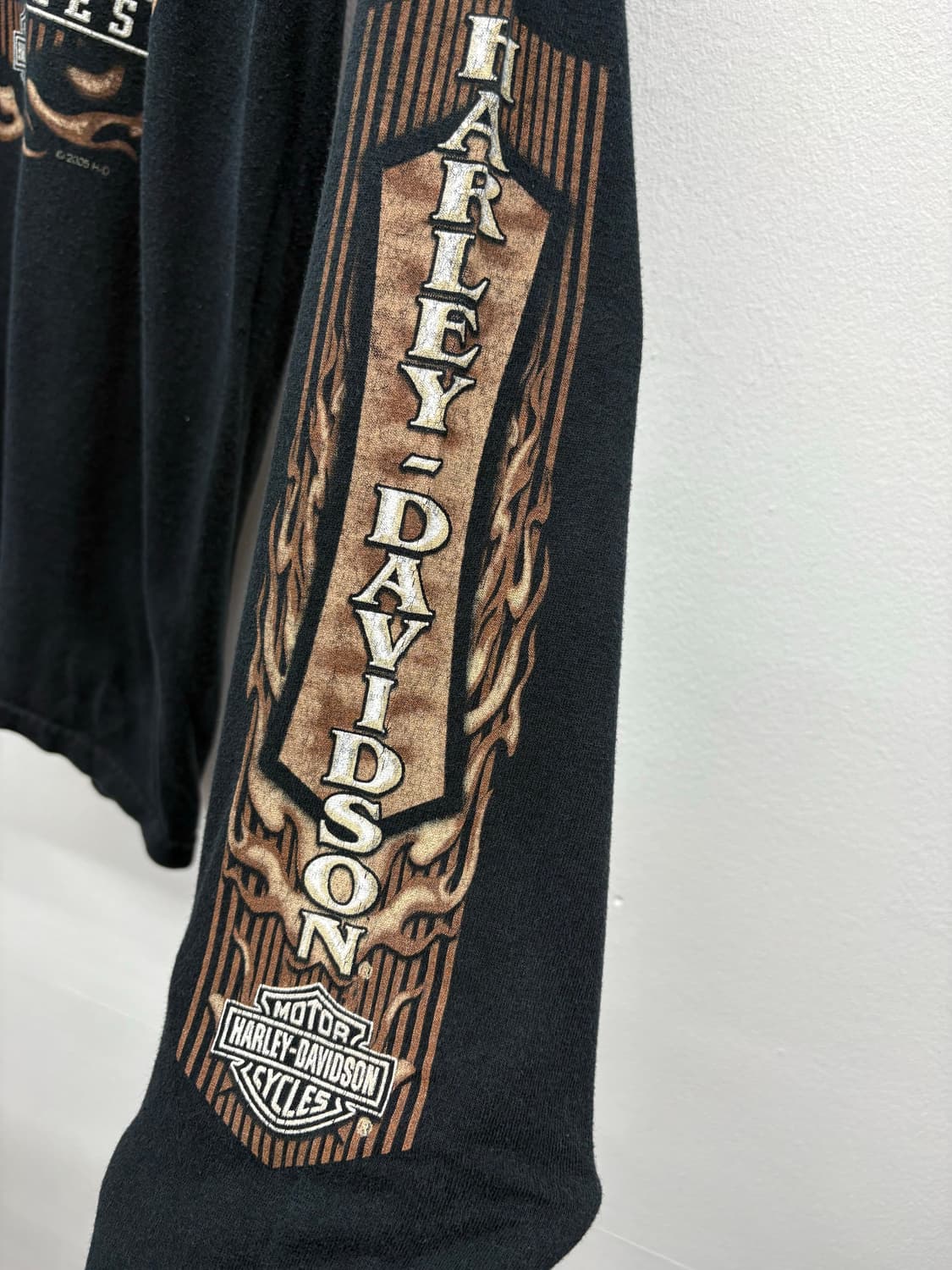 Harley Davidson 할리데이비슨 프린팅 로고 슬리브리스 상품이미지3