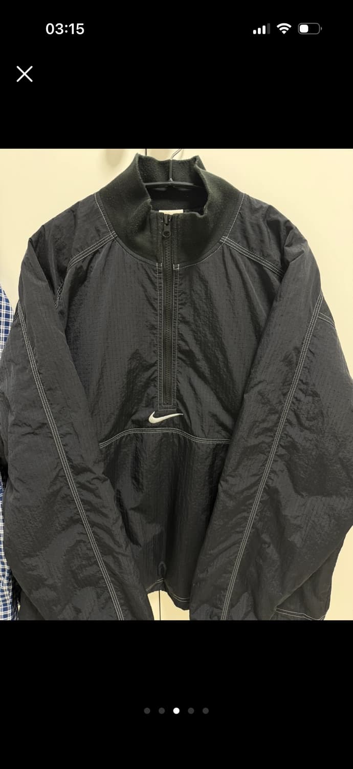 슈프림 x 나이키 립스탑 풀오버 블랙 M 상품이미지3