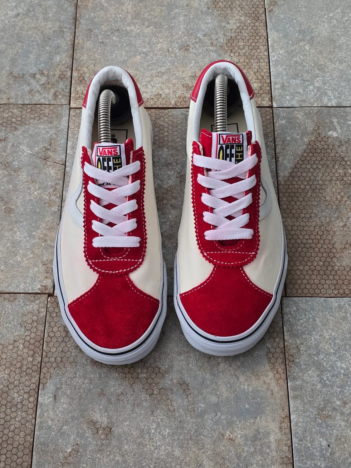 (240)반스 스포츠 레이싱 레드 크림  상품이미지2