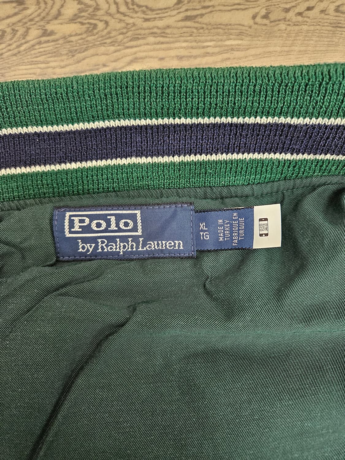 (xl)폴로 랄프로렌 레터맨 새틴 사틴 자켓 그린+세트바지 증정 상품이미지5