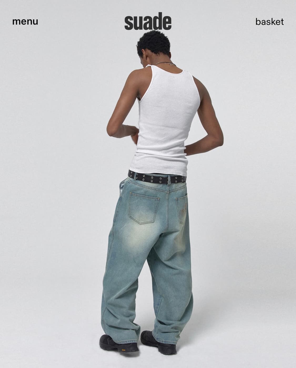 스웨이드 데님팬츠 상품이미지3