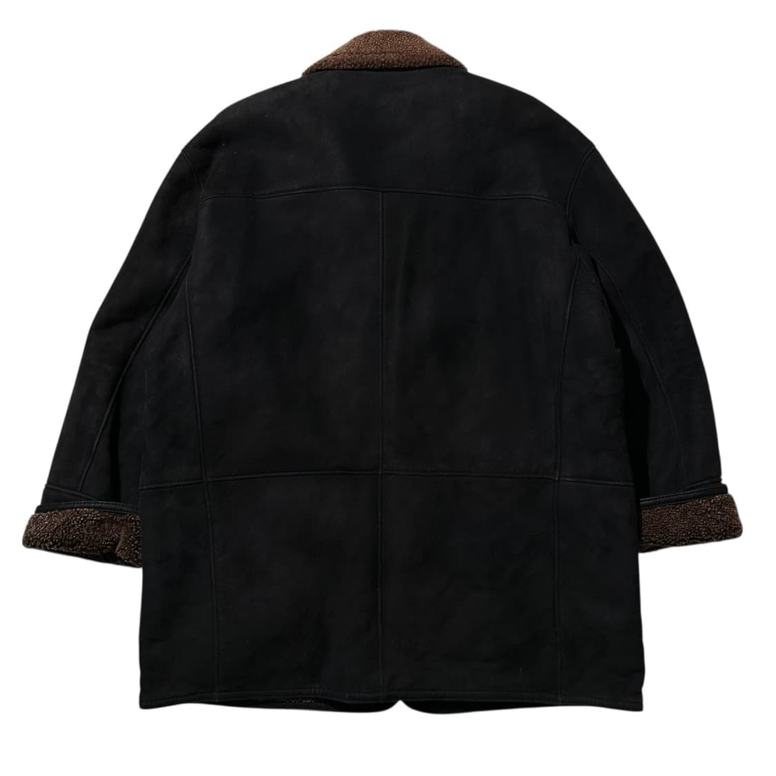 입생로랑 램스킨 시어링 무스탕 싱글 자켓 블랙 상품이미지2