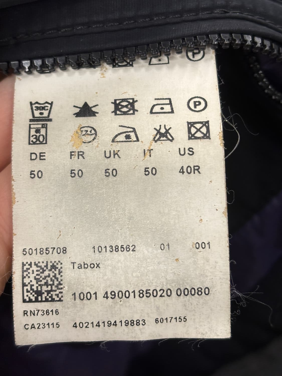 휴고보스 야상 자켓 블랙 100~105사이즈 상품이미지6