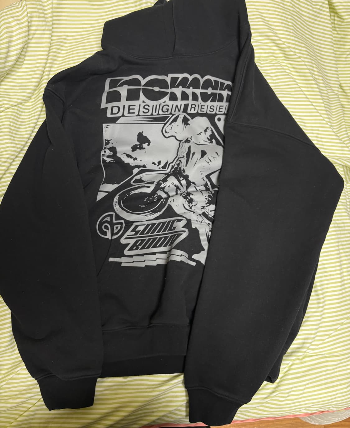 노매뉴얼 후드티 블랙 상품이미지2