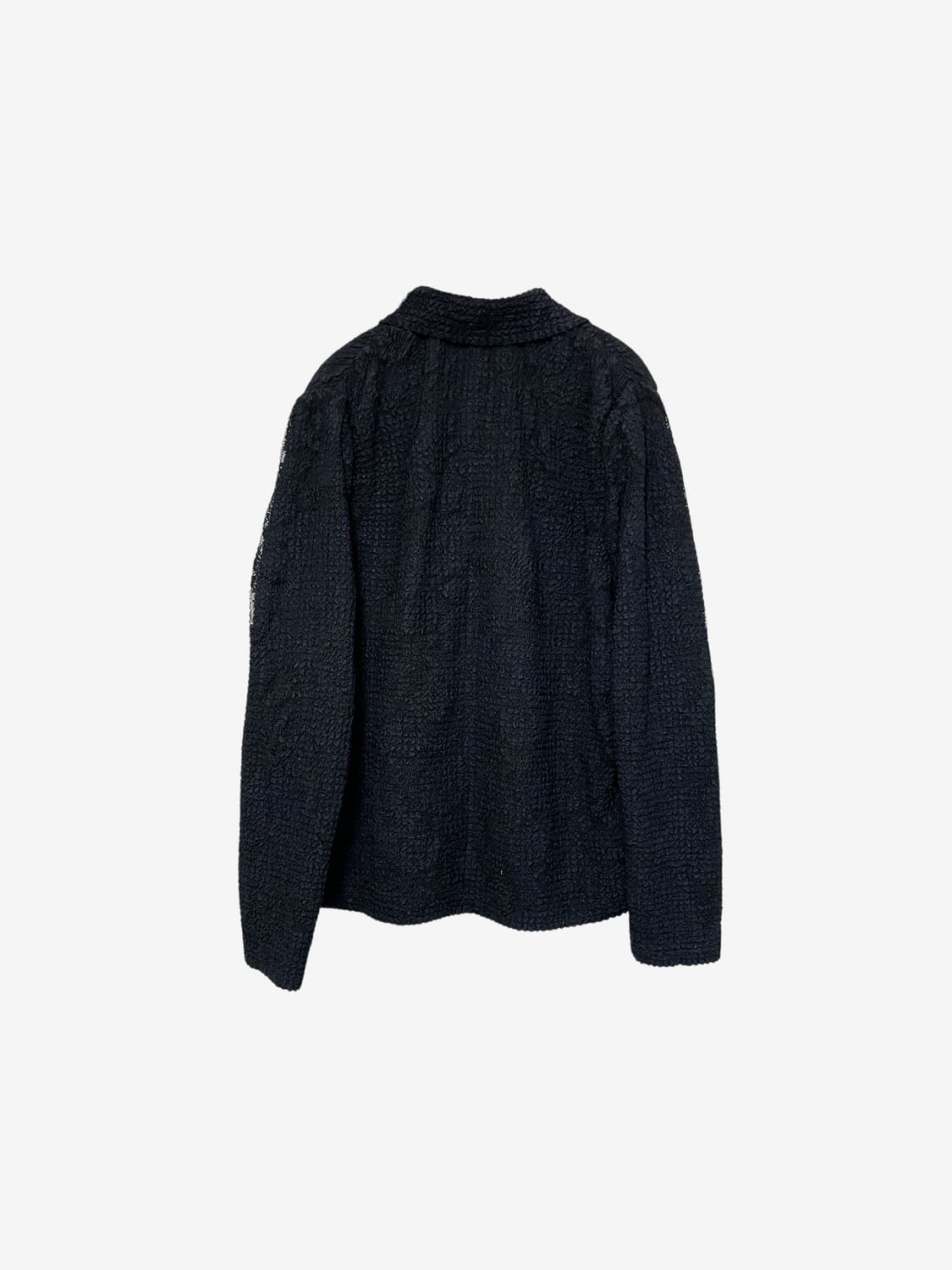 Reversible Textured Jacket - Black 상품이미지8