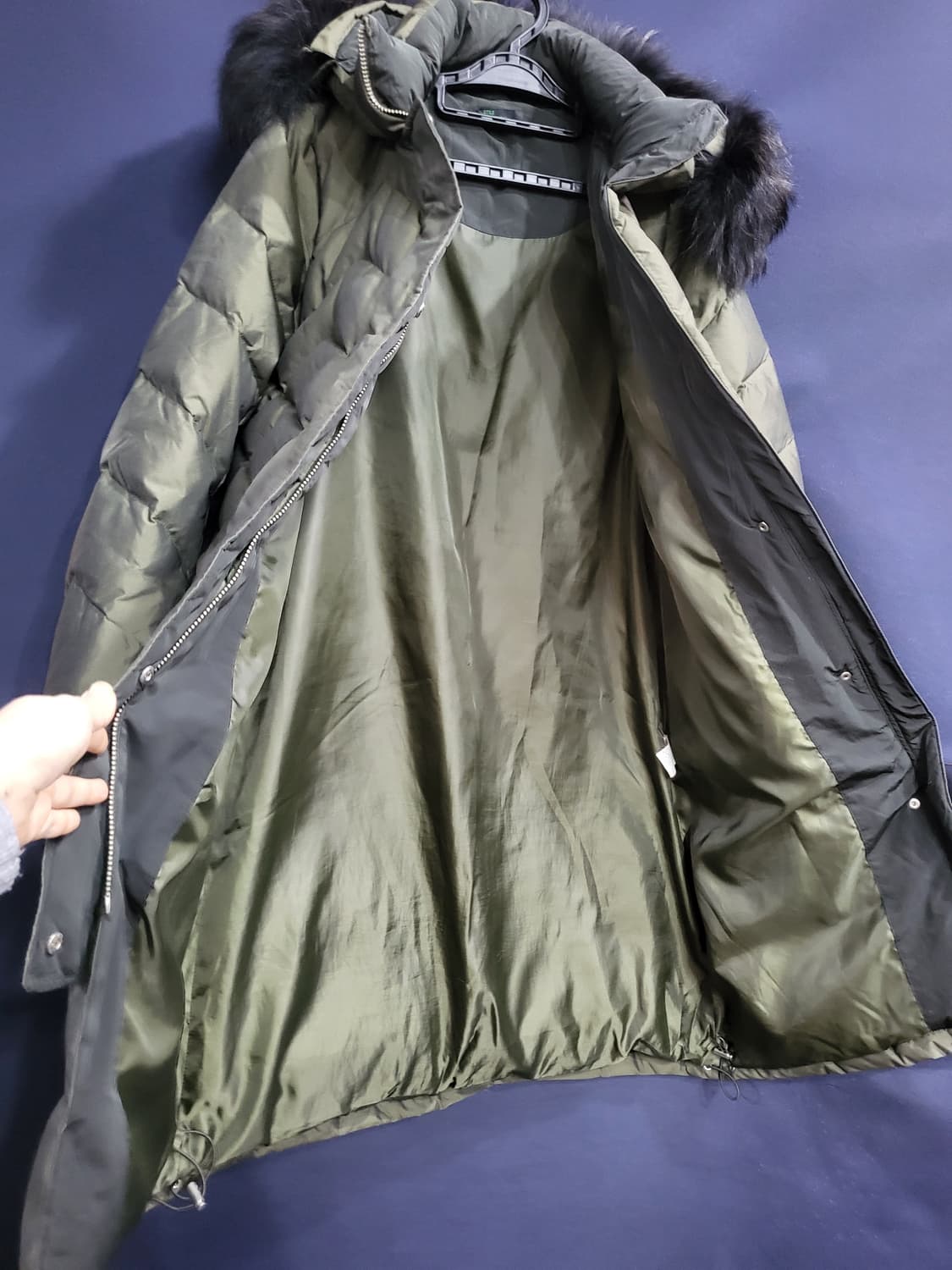 베네통 라쿤 구스다운패딩 상품이미지5