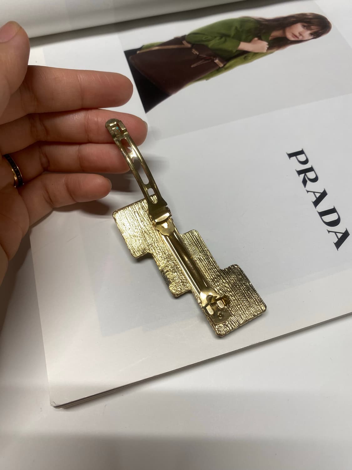 빈티지 오팔 텍스처 헤어핀 머리핀  상품이미지5