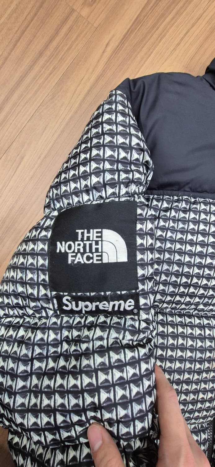 슈프림 노스페이스 스터드 눕시 블랙 21SS XL 상품이미지5