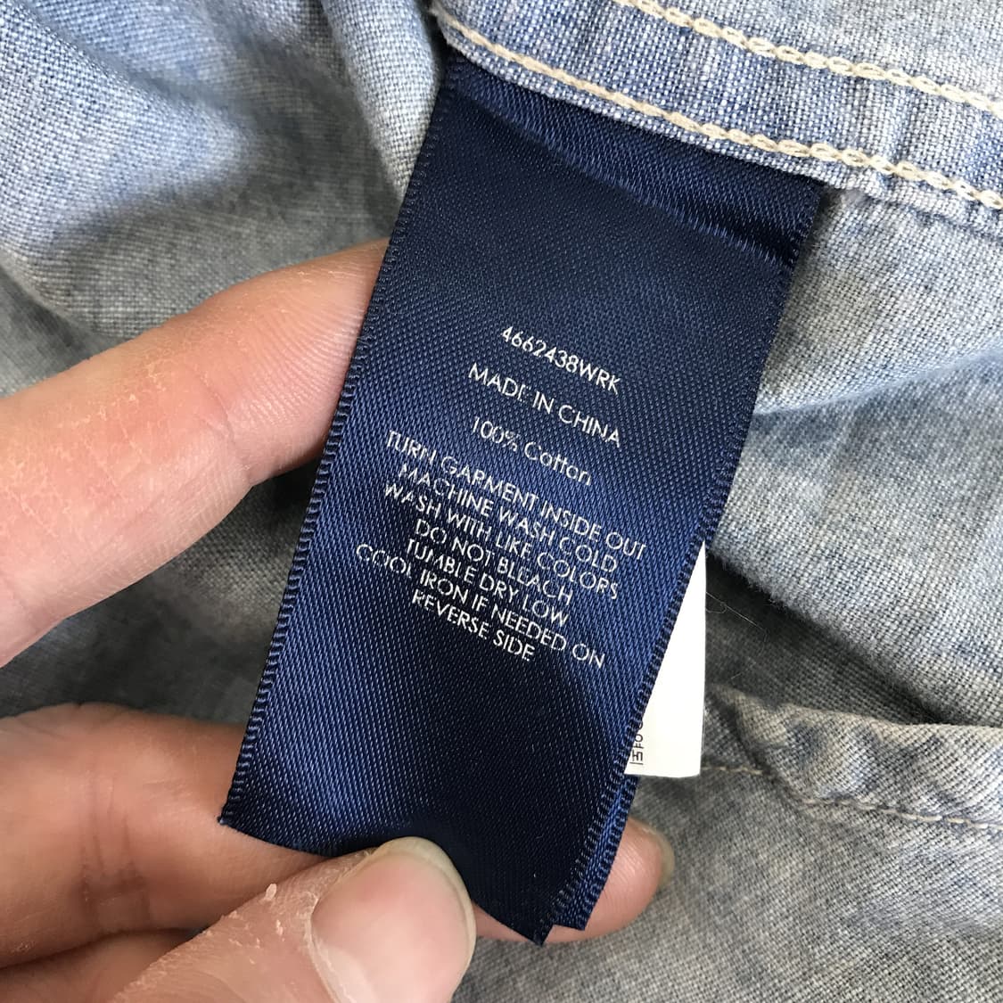 폴로 랄프로렌 샴브레이 데님셔츠 [여성2사이즈] 상품이미지6