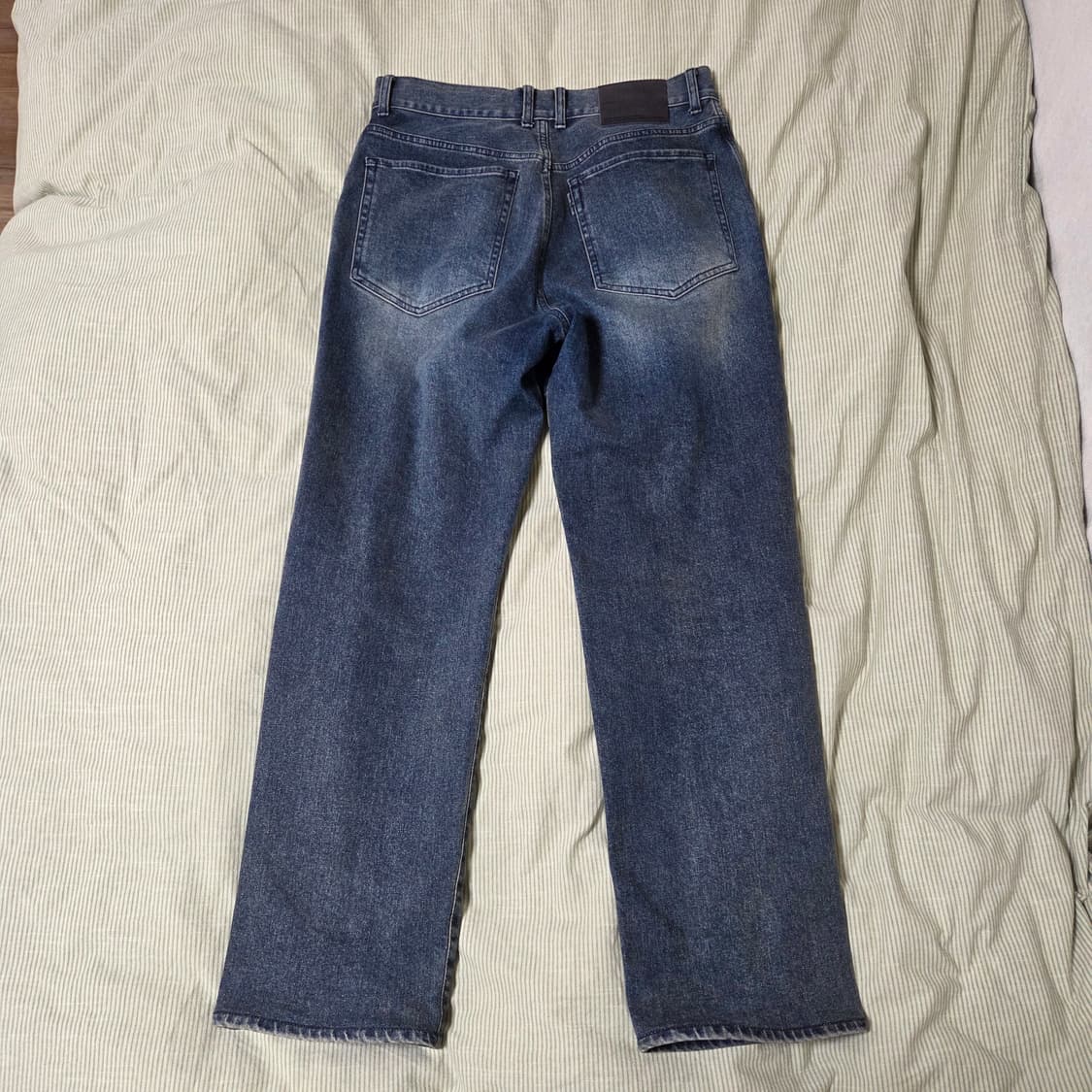 포터리 원워시드 스트레이트 데님 2 딥블루 / 청바지 상품이미지4