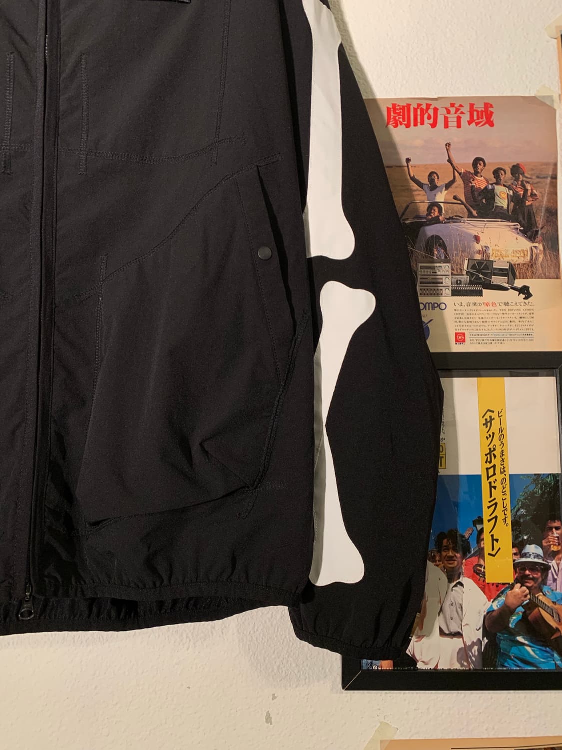 넘버나인 본 스티치 투웨이 바람막이 자켓 상품이미지4