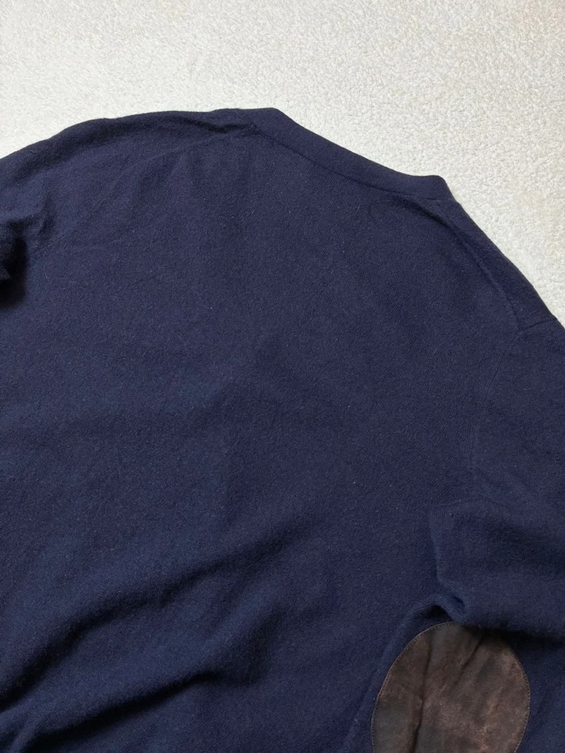 폴로 랄프로렌 00's 엘보 가죽 메리노 울니트 가디건 PN6384    상품이미지6