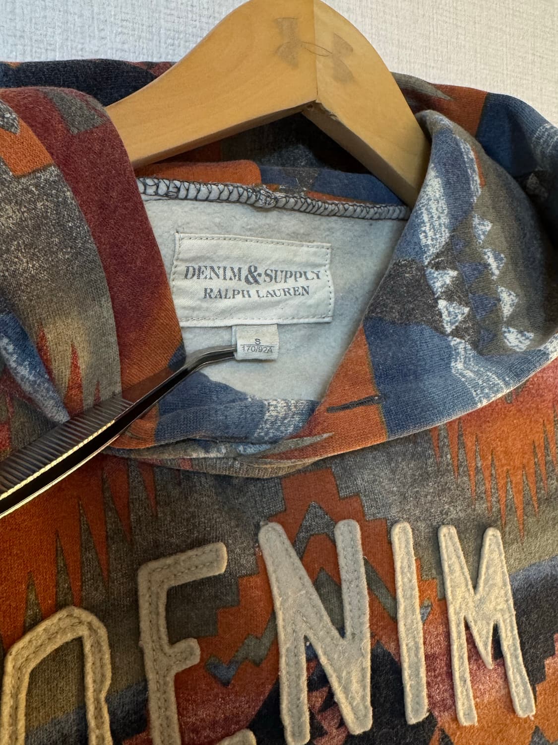 [S]데님&서플라이 나바호 패턴 후드티 상품이미지3