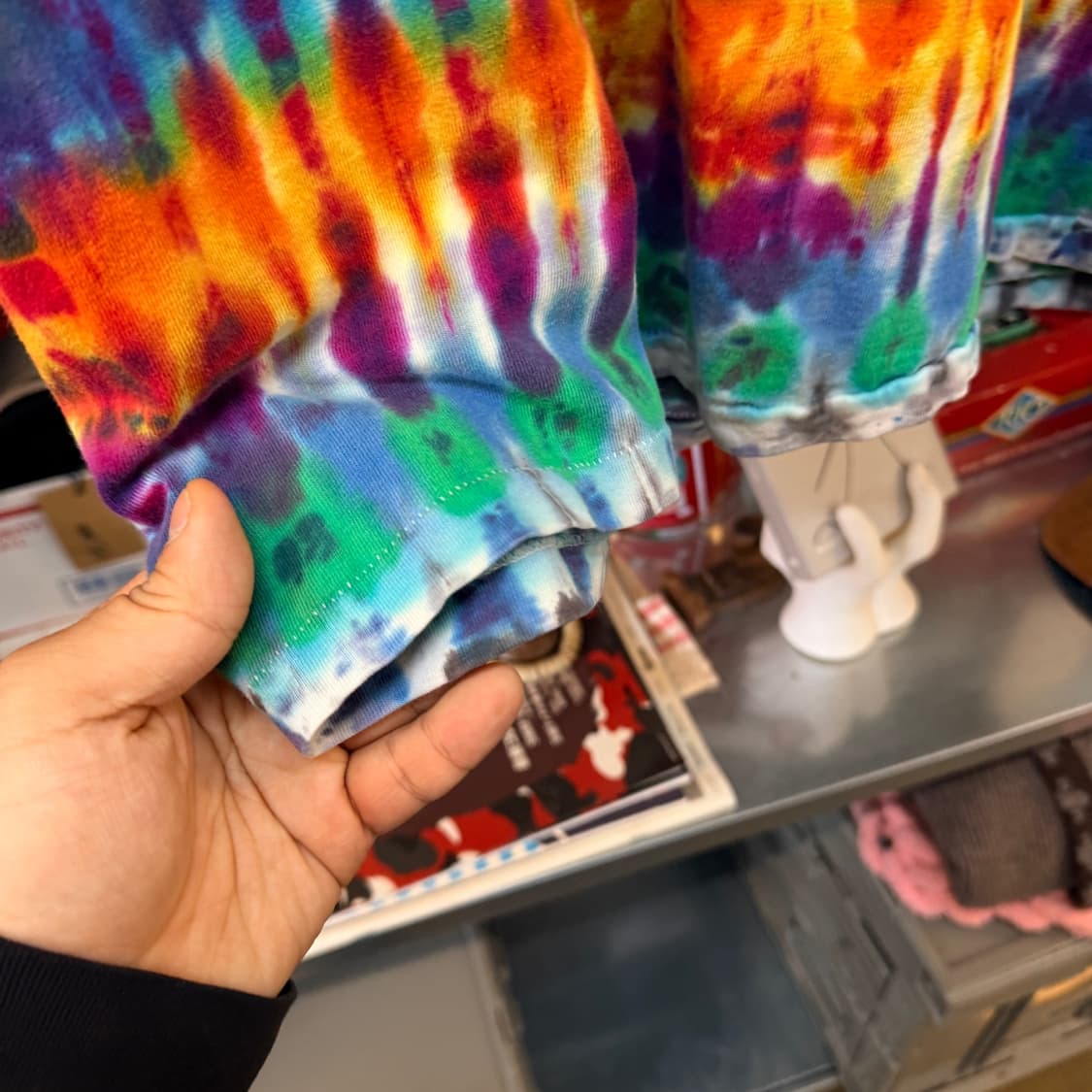 90년대 싱글스티치 타이다이 티셔츠 상품이미지4