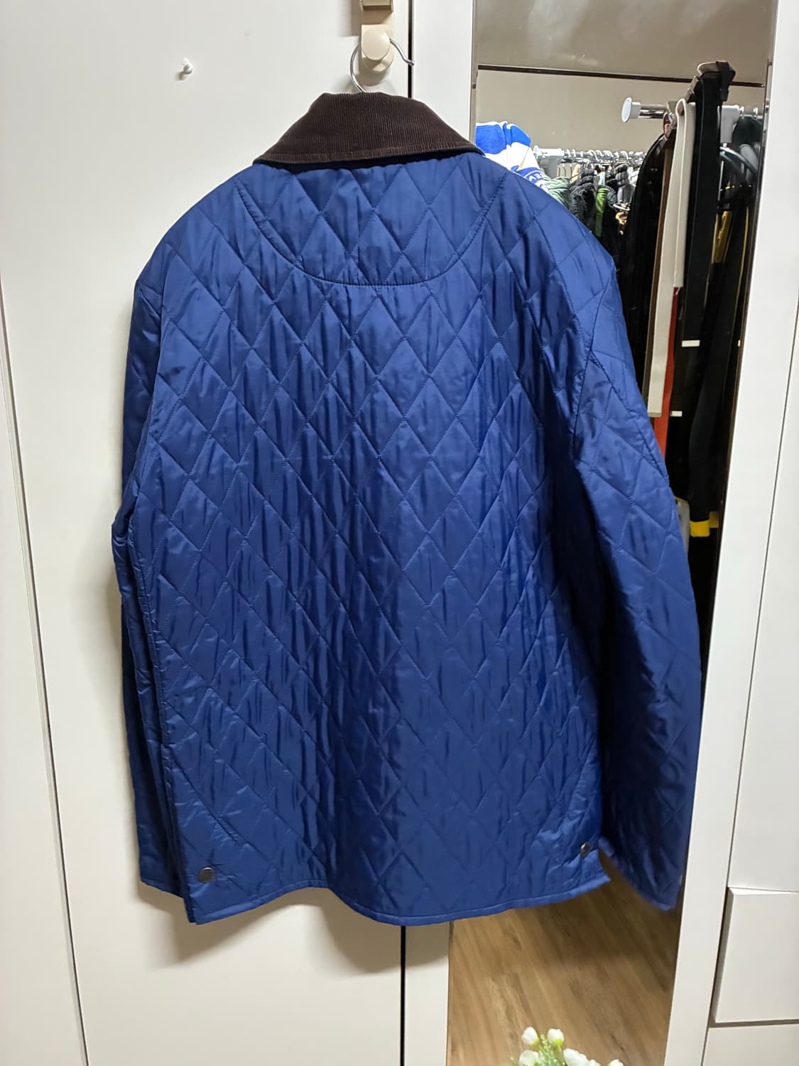 [새상품] 바버 퀄팅 자켓 L/100 상품이미지2