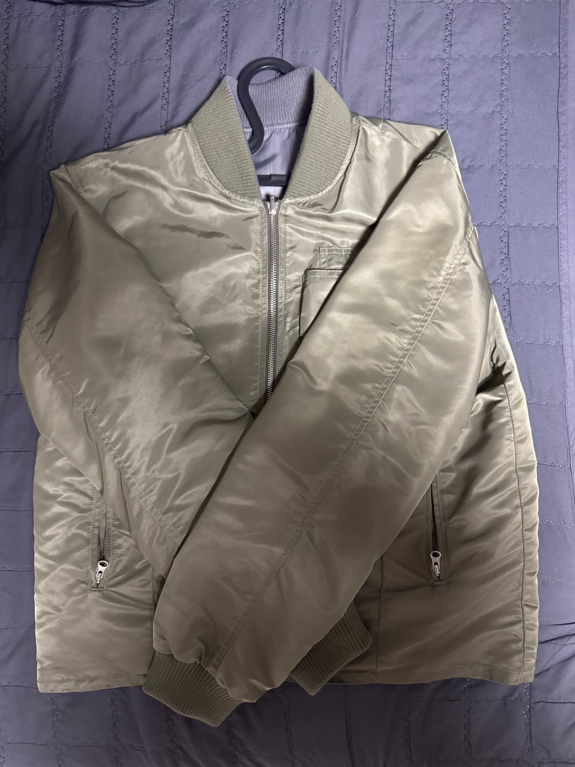 [M] ata 에이타 리버시블 ma-1 블루종 상품이미지1