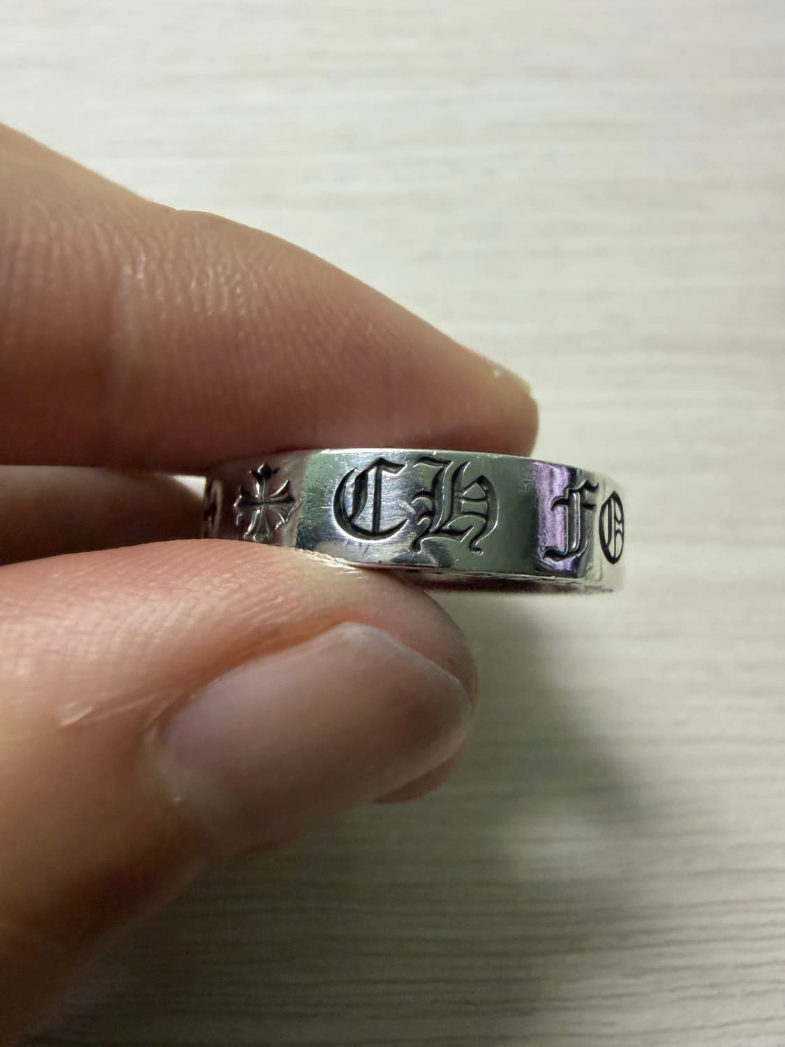 [us10] 크롬하츠 포에버 링 반지 6미리 상품이미지7