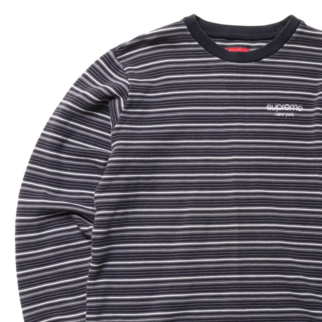 슈프림 Supreme Logo Stripe Long Sleeve  상품이미지2
