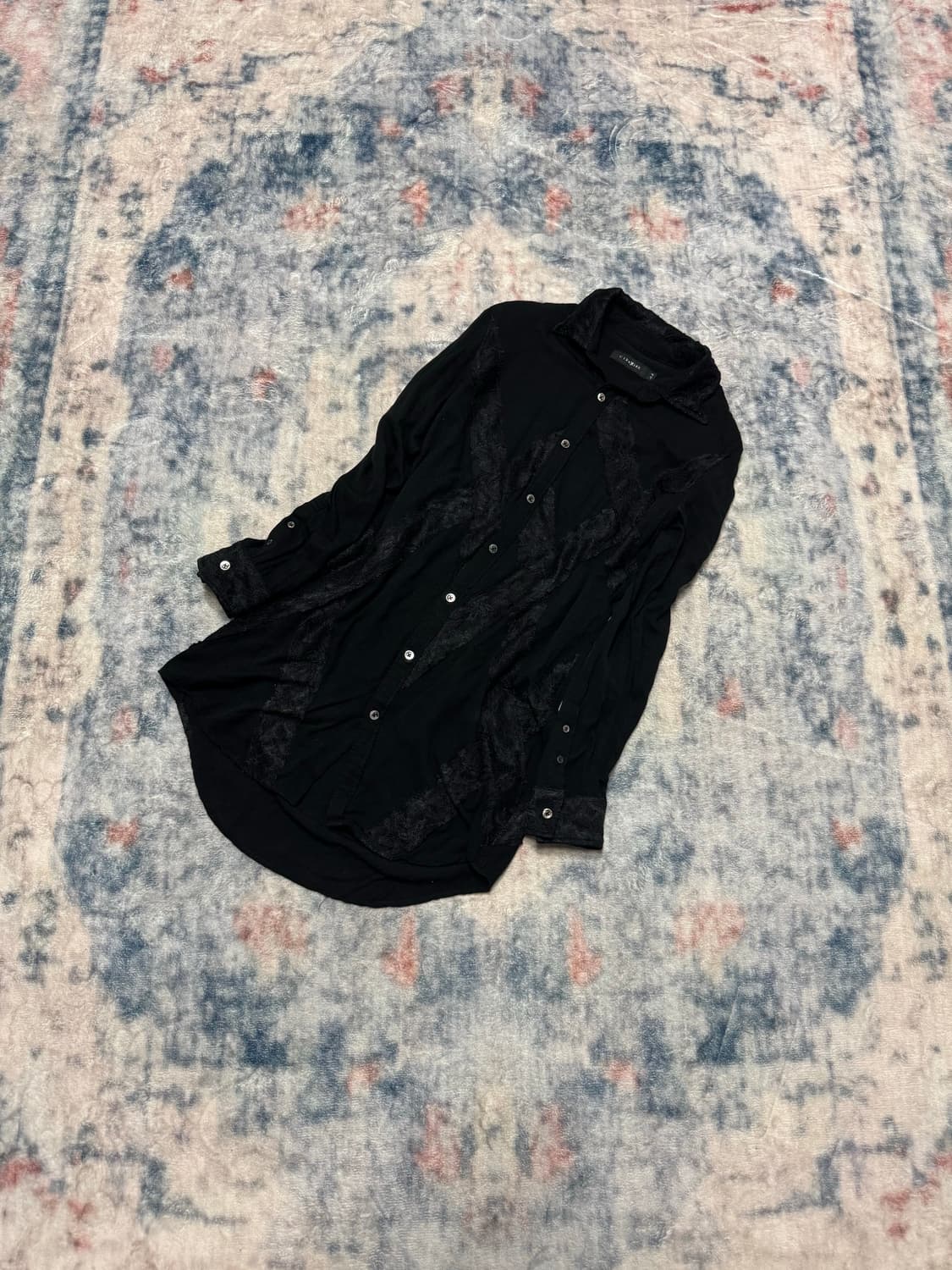 Civarize frill bondage rayon shirts 상품이미지1