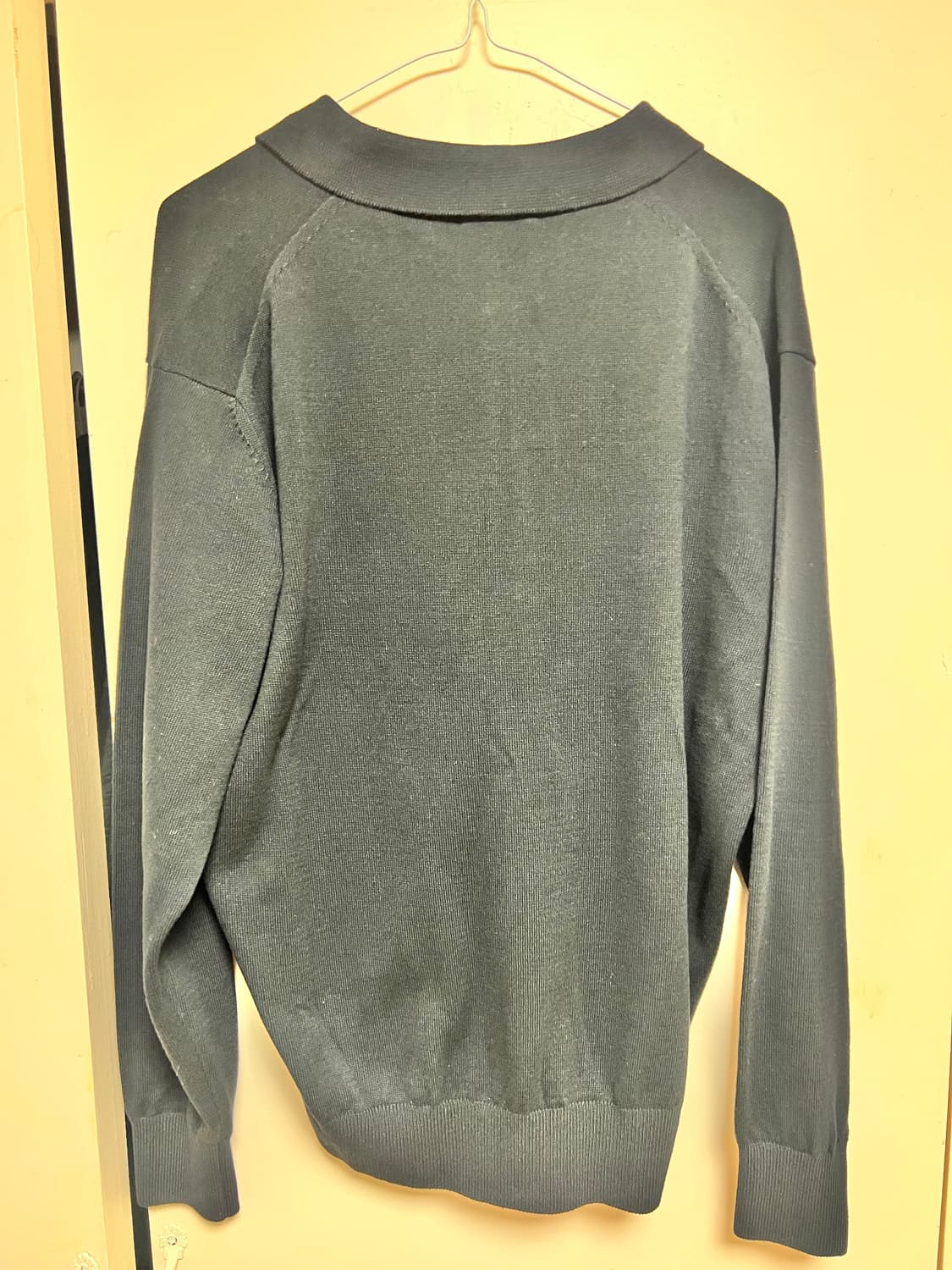 스테디에브리웨어 코튼 칼라 가디건 블랙 1사이즈 새상품 상품이미지3