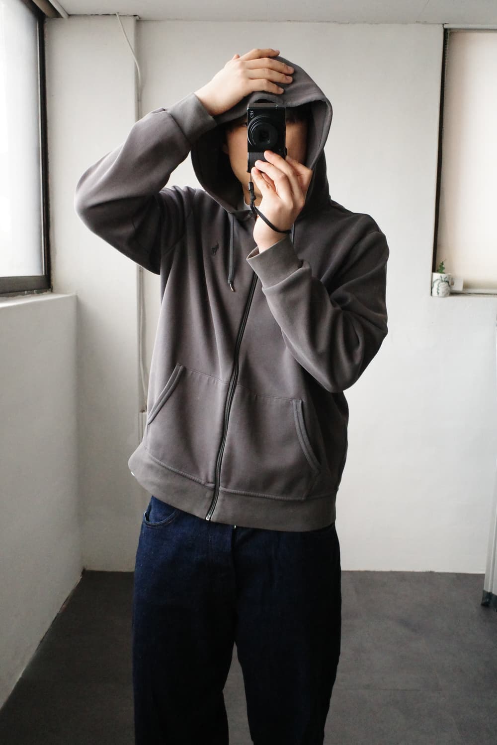 폴로 차콜 후디 집 상품이미지3