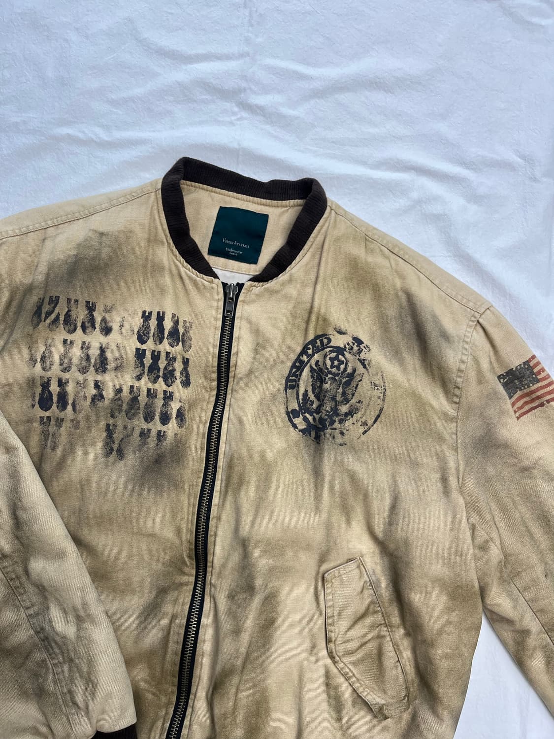 언더마이카 고 애프터 탑건 아메리칸 봄버 자켓 1size 상품이미지3