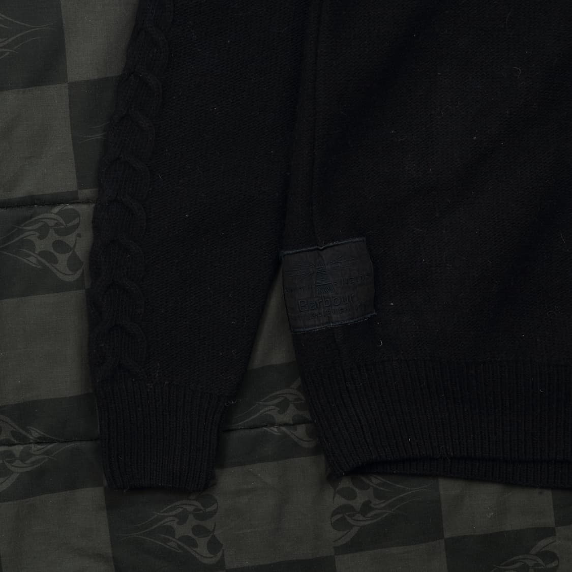 바버 케이블 니트 L B100 상품이미지6