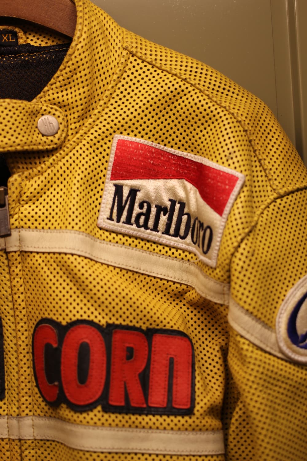 90s Yellow Corn racing jacket 상품이미지5