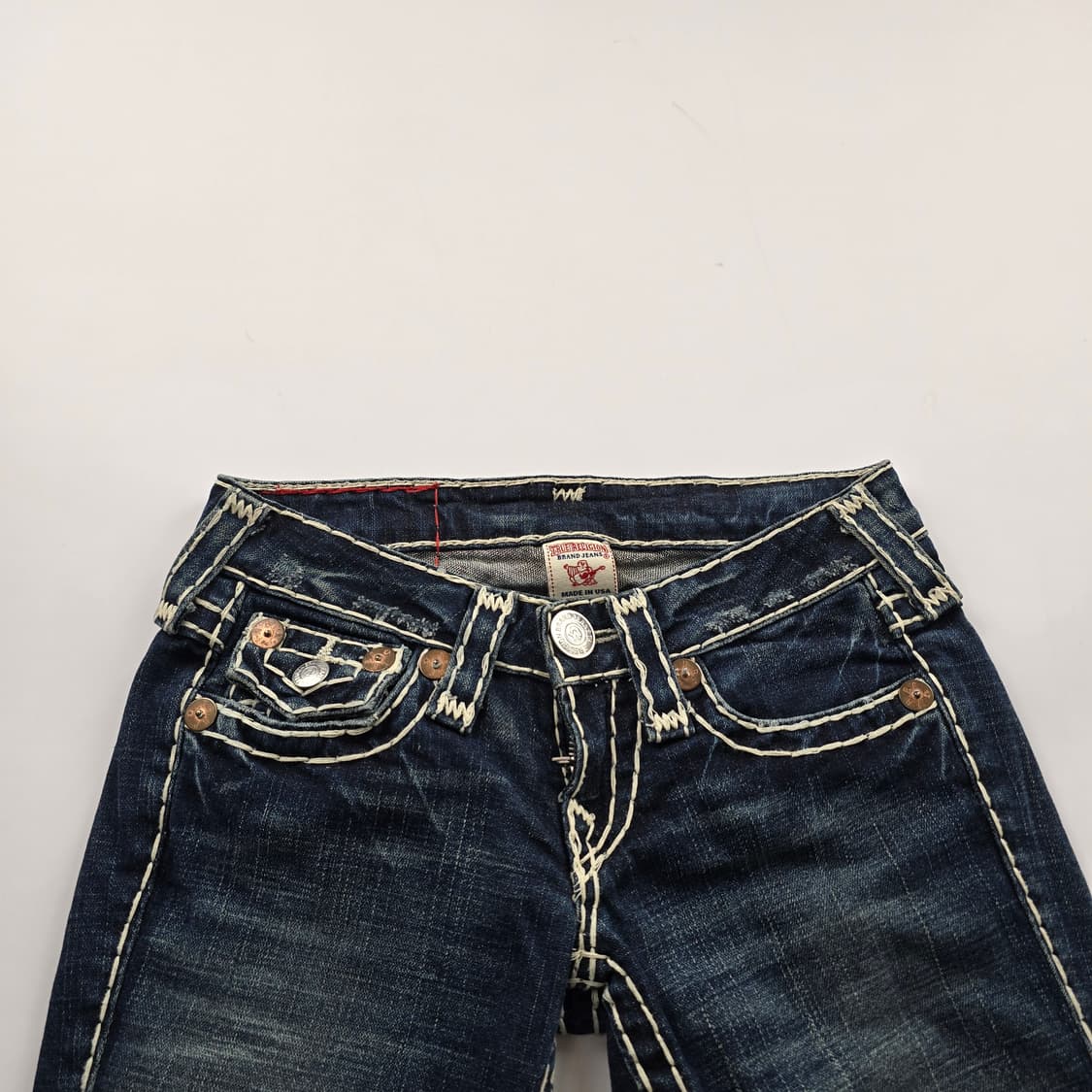 트루릴리전 청바지 미국 스판 일자 사이즈24 R5903 상품이미지4