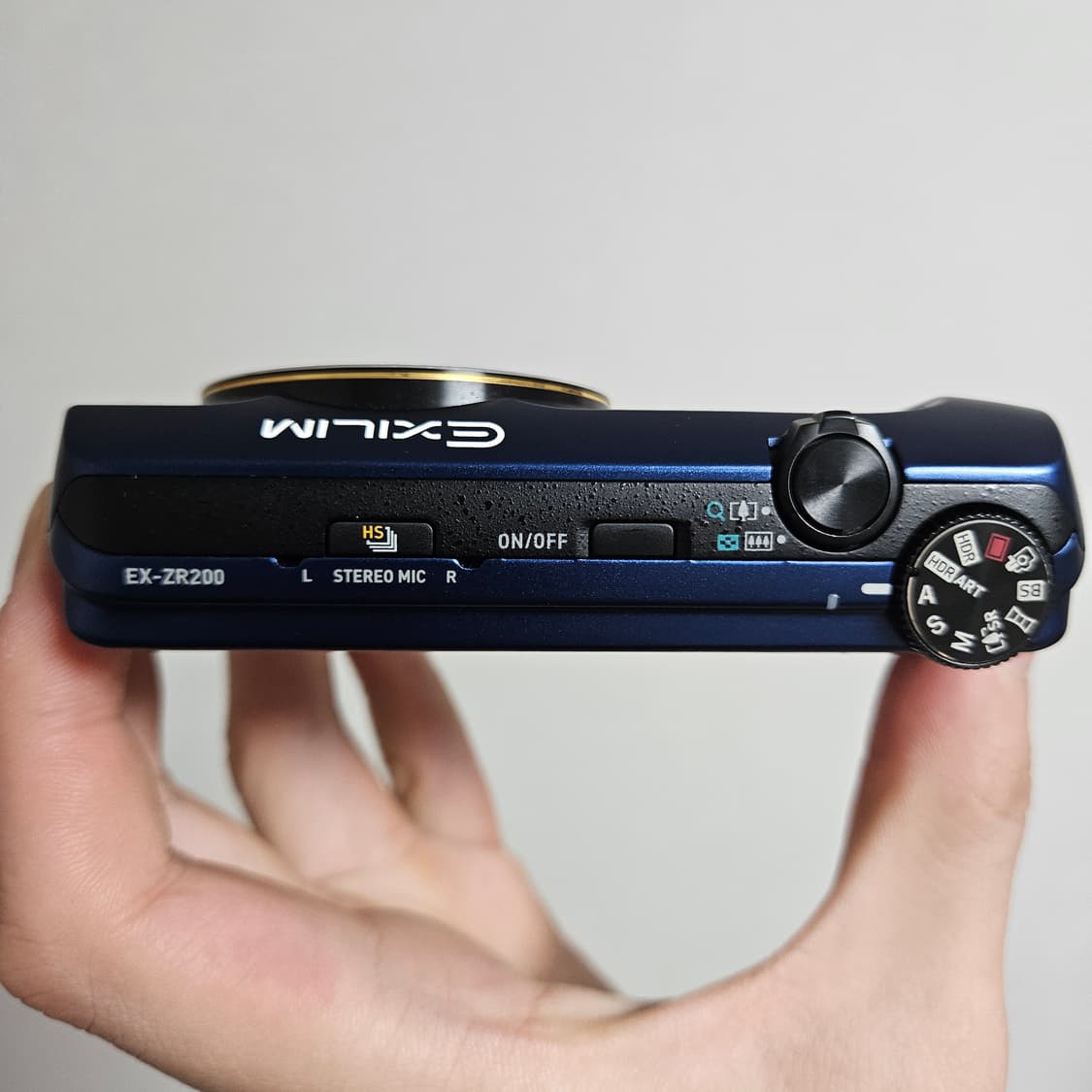 카시오 엑슬림 EX-ZR200 블루 빈티지 디카 디지털카메라 상품이미지8