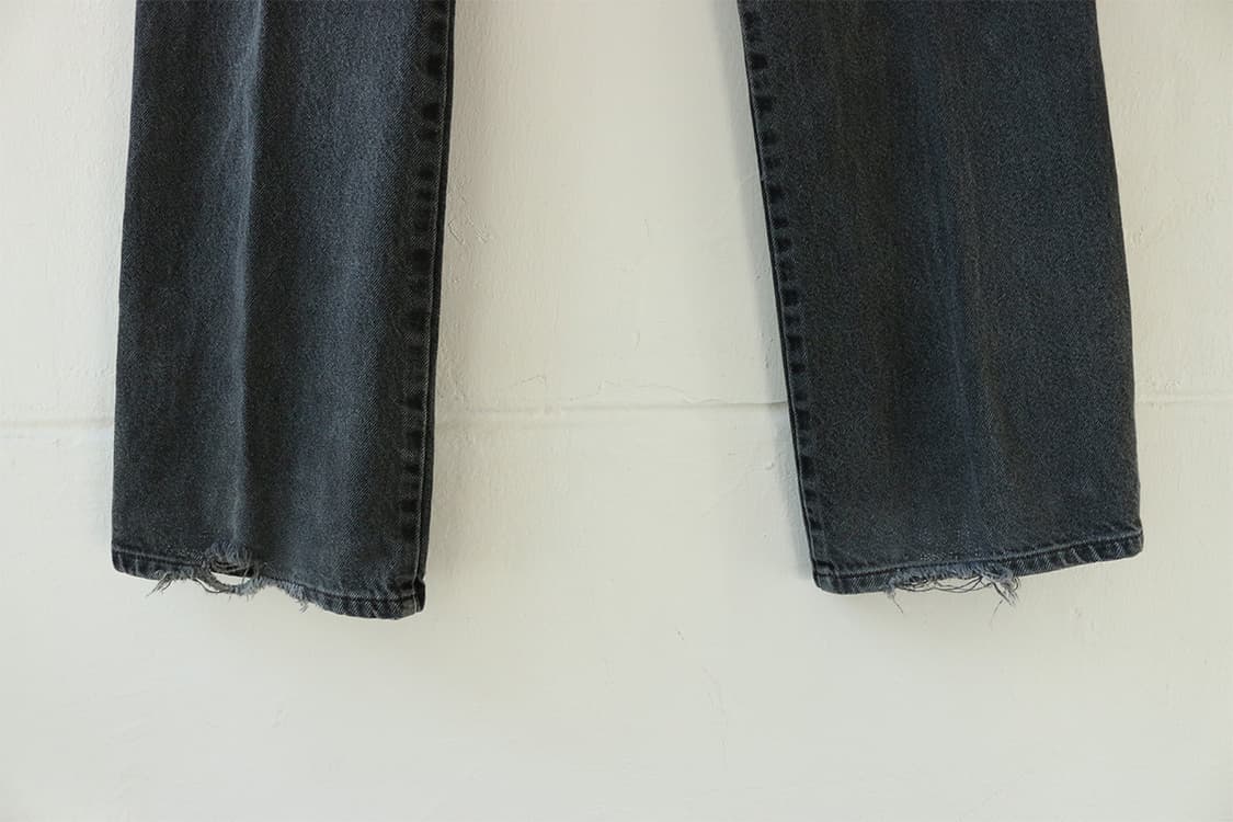 리바이스 517 흑청 부츠컷 데님 팬츠   상품이미지6