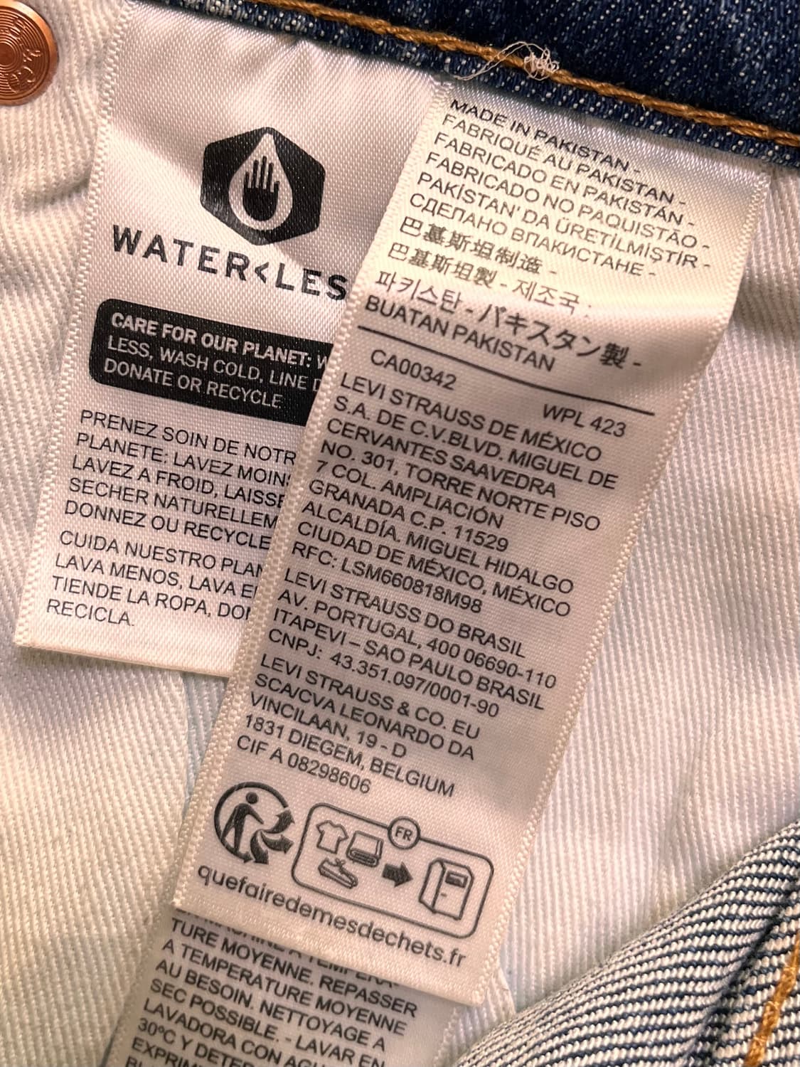 리바이스 502 빅E 데님팬츠 W32 L32 상품이미지5